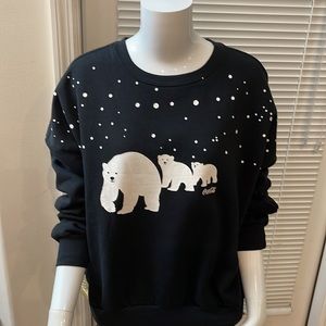 Wildfox Coca-Cola Bears Fifi Jet Black Sweatshirt